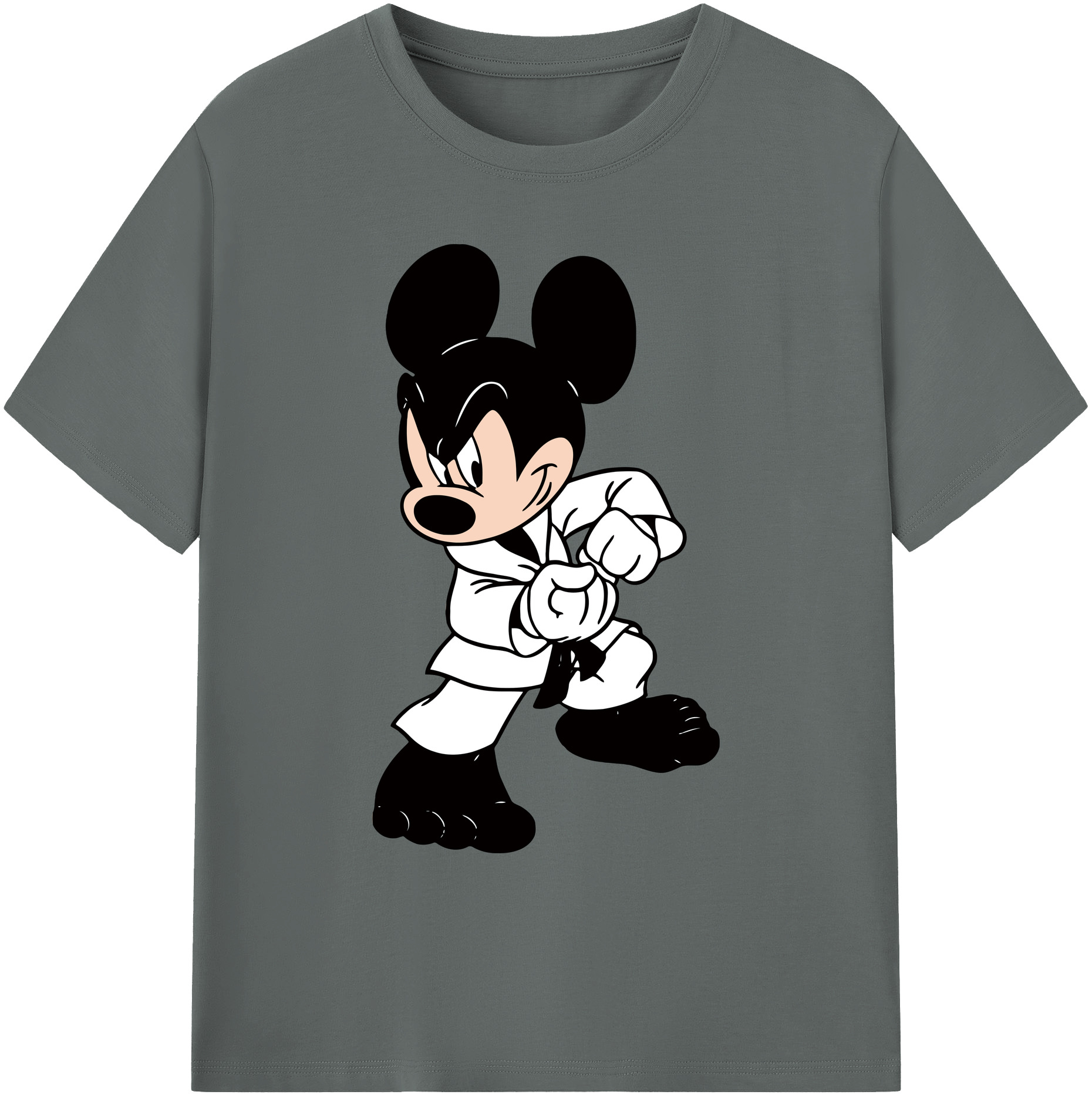 ミッキーマウス Mickey Mouse 綿100％ メンズ半袖Tシャツ｜肌触りやわらか＆通気性